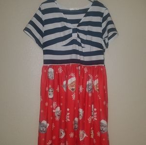 Christmas Cat Dress